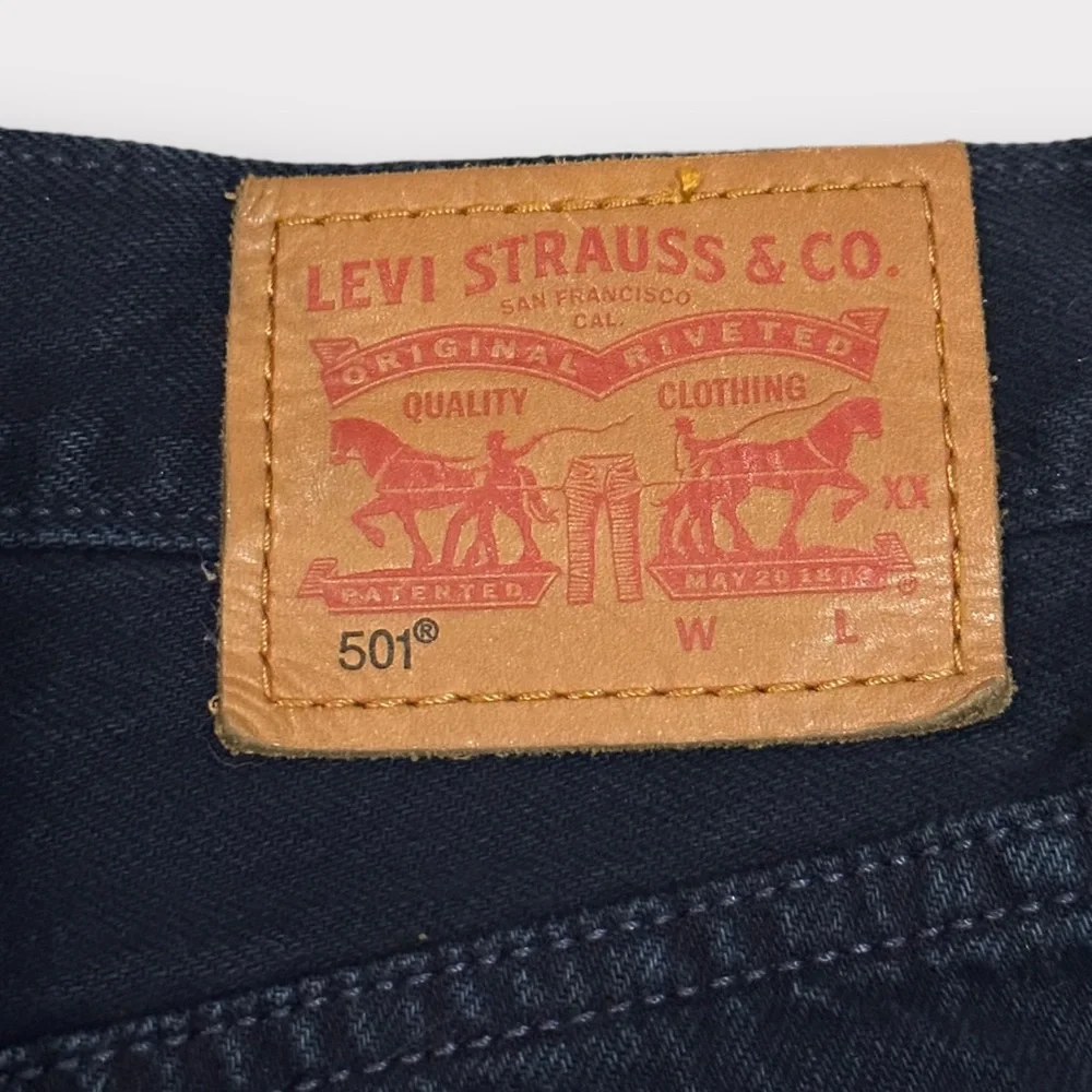 Levi 501 Dark Denim Shorts